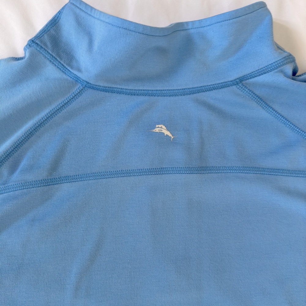 Tommy Bahama- Light blue- Half zip- XXL- Excellent condition